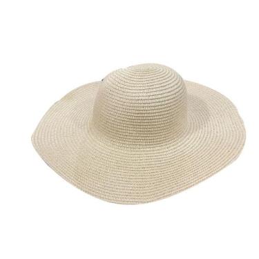 Imagem de Chapéu de praia redondo feminino aba larga