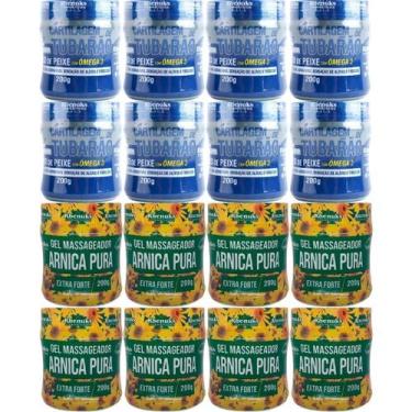 Imagem de Revenda 8 Gel Arnica Pura 200g + 8 Gel Cartilagem de Tubarão - Rhenuks