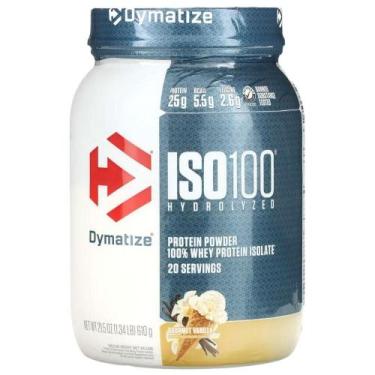 Imagem de Whey Protein ISO100 Hydrolyzed 610g 1,45Lbs Dymatize, Gourmet Vanilla