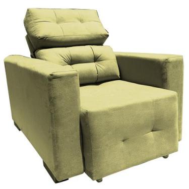 Imagem de  Cadeira Poltrona Reclinável Retrátil Isabelle Consultório Estética Fa