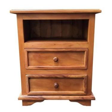 Imagem de Mesa de Cabeceira Rústica Turist em Madeira de Demolição - Cód 145 - B