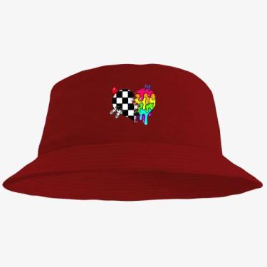 Imagem de Boné Chapéu Bucket Hat Estampado Coraçao - MP Moda Masculina, Único, V