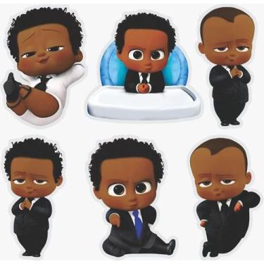 Imagem de Kit Display de Mesa 6 Peças Para Festa O poderoso Chefinho 2 MDF - Juj