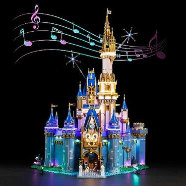 Imagem de LocoLee LED Light Kit Compatible with Lego Castle, Upgraded Music Version Creative Lighting Set Accessories Compatible with Lego Ideas 43222 for Fans (Lights Only, No Models)