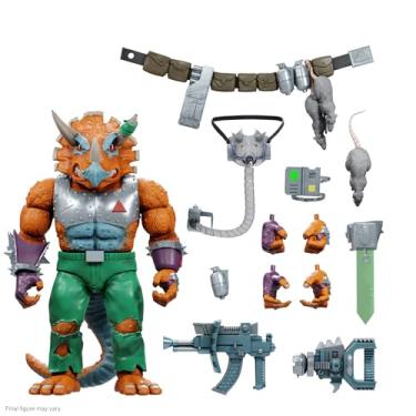 Imagem de Super7 ULTIMATES! Teenage Mutant Ninja Turtles Triceraton - 8" TMNT Action Figure with Accessories Classic Cartoon Collectibles