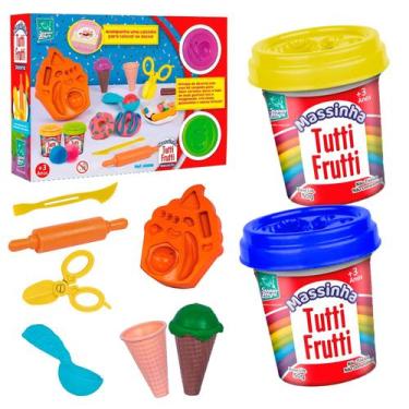 Imagem de Kit Massinha Com Acessórios Doces E Sorvetes - Super Toys - Supertoys