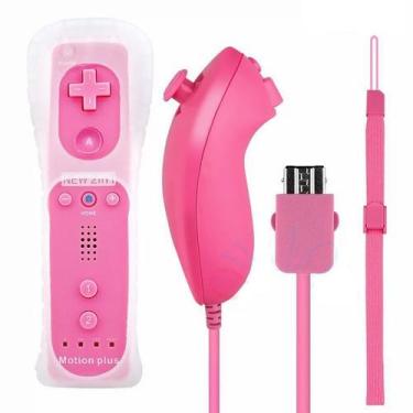 Imagem de Controle Wii Remote Plus + Nunchuck Para Nintendo Wii e Nintendo Wii U
