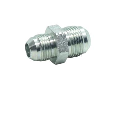 Imagem de CDQBWKJGFJ 1 peça 5/20.3 cm JIC 37° (7/20.3 cm-14) macho x 1/5.1 cm JIC 37° (3/10.2 cm-16) macho flare adaptador redutor de união reta encaixe hidráulico