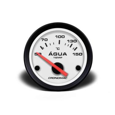 Imagem de Termômetro elétrico 52mm água street branco (315110sb) cronomac - Cron