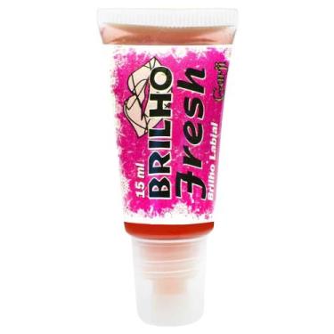 Imagem de Brilho Fresh Gel Labial Bisnaga 15Ml Garji, MORANGO COM CHAMPANHE