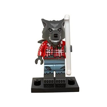 Imagem de Brick Lego Series 14 Monster CMF Minifigure Werewolf Wolf Guy - Halloween