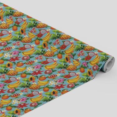 Imagem de Tecido Oxford Estampado Estampa Frutas e Flores - 1,40m - Core Decore