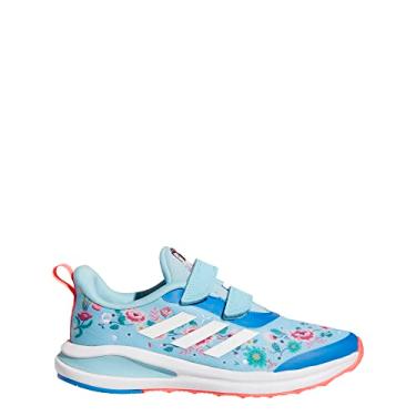 Imagem de adidas Girl's Fortarun Snowwhite CF (Little Kid/Big Kid) Hazy Sky/White/Turbo 6 Big Kid M