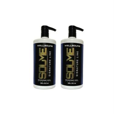 Imagem de Soume Signature Line Shaving Gel 1kg Pack C/2 - Wellsoume Cosméticos 