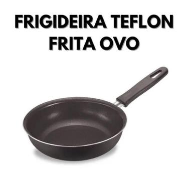 Imagem de Frigideira Pequena Frita Ovo Antiaderente Teflon 14cm - ARARY