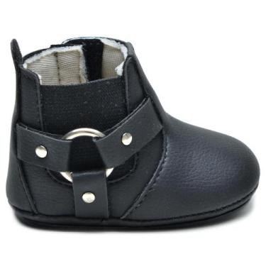 Imagem de Botinha Masculina Infantil Country Bebê Calce Fácil Conforto - Mila Ma