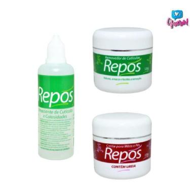 Imagem de Kit Spa dos Pés P1 - Repos Amaciante de Cutículas e Calosidades Remove