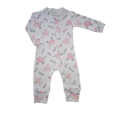 Imagem de Pijama Macacão Infantil Suedine Manga Longa com Zíper - Patrulha Stree