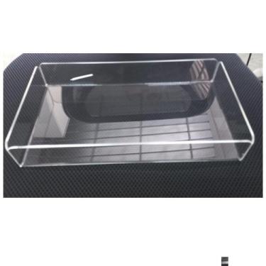 Imagem de Bandeja Multiuso Acrílico Cristal 14x26x4 - AGV CRIAÇÕES 