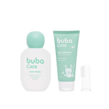 Imagem de Kit Cuidados Bebê Colônia 100ml Gel Dental 50g C/ Escovinha Massageado