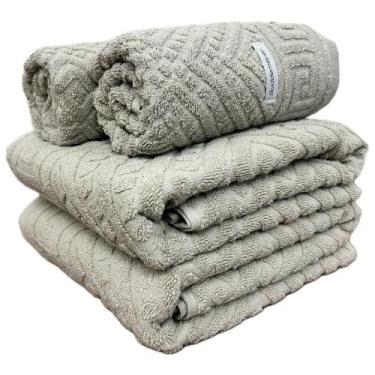 Imagem de Jogo de Toalha Banhão Buddemeyer Olimpo Extra Soft Gigante Algodão 4pç