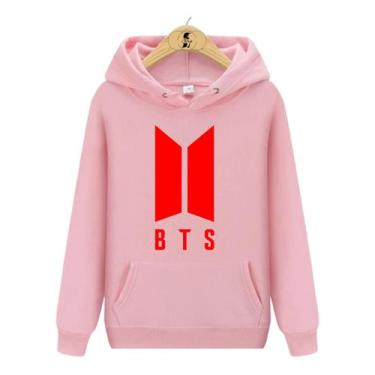 Imagem de Blusa de Moletom Canguru BTS I - Wess Store, Vermelho, GG