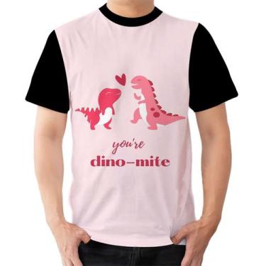 Imagem de Camiseta Camisa Ads  You're Dino-Mite Dinossauros Namorados - Fabrique