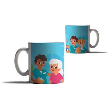 Imagem de Caneca Personalizada Presente Enfermagem Enfermeiros Amor  - Enjoy Sho