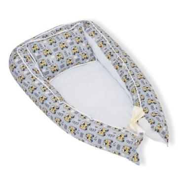 Imagem de Berço Portátil Ninho Redutor Bebê RAPOSA CINZA - CLICK TUDO