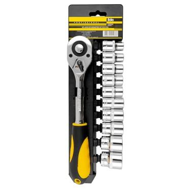 Imagem de EDA Jogo De Soquetes Cromo Vanádio Com 11 Peças Eda