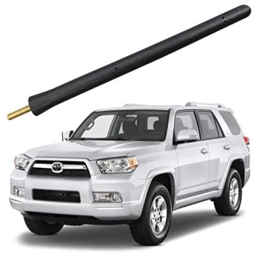 Imagem de Antena curta para Toyota 4Runner (2010-2017), antena Toyota 4Runner – à prova de lavagem de carro de 16 cm, substituição interna de mastro de antena de bobina de cobre