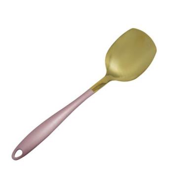 Imagem de Colher Bicolor Rosa/Dourado - Home 