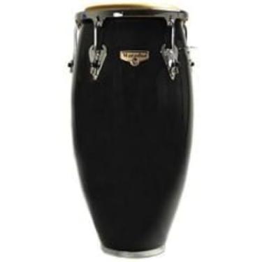 Imagem de Latin Percussion LP Matador Tumbadora de Madeira 31,5 cm (12-1/2") - Marrom Amêndoa/Cromado