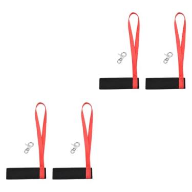 Imagem de oshhni 4Pcs Sport Glove Straps Acessórios com botões de metal Poliéster Webbing Winter Glove Leash Wrist Strap para pendurar luvas, Crianças