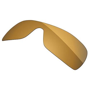Imagem de Firtox Lentes polarizadas de substituição compatíveis com óculos de sol Oakley Batwolf OO9101 - Bronze âmbar