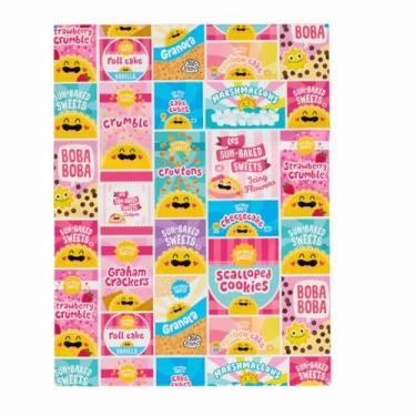 Imagem de Franco Collectibles Miniverse Food Snacks Roupa de cama super macia e aconchegante, 117 x 152 cm, (produto oficialmente licenciado)