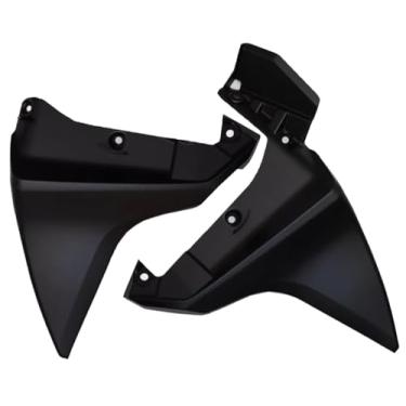 Imagem de Par de Abas Laterais do Tanque para XRE 300 2013-2015 Plástico Pintado Todas as Cores (PRETO FOSCO *MOTO RALLY*)
