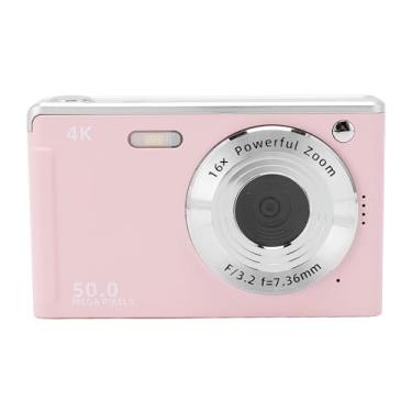 Imagem de Câmera Digital Com Luz de Preenchimento 4K 50MP Tela de 2,8 Polegadas Zoom 16x Anti Shake AF Câmera Com Foco Automático Câmera Compacta Pequena para Retrato e Paisagem