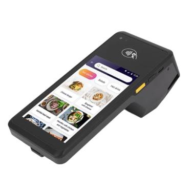 Imagem de Impressora de recibos para PDV, tela de 5 polegadas 4G Wi-Fi 1D 2D QR NFC Impressora portátil para PDA Câmera traseira de 5,0 MP com foco automático Impressora térmica de 58 mm