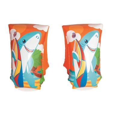 Imagem de Boia de braço estampada para nadar Bestway indicado para crianças de 5