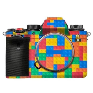 Imagem de Película de decalque para Sony A9 Película de vinil antirarranhões Mirrorless Camera Body Protective Sticker Coat A 9 (tijolo de brinquedo colorido)