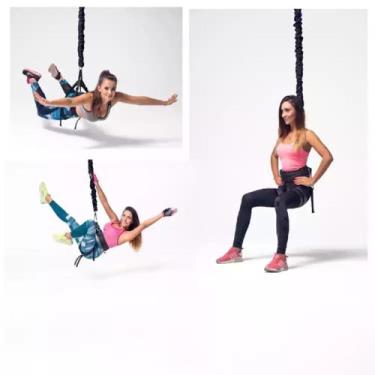 Imagem de Kit Bungee Fly Dance Completo/ Suporte de Teto - Ativas Ginástica e Sa