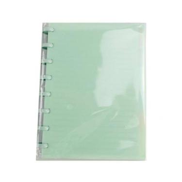 Imagem de Caderno Disco em PP A5 com 80 Folhas Escolar Yins Paper, Verde