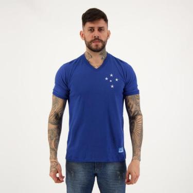 Imagem de Camisa Home Cruzeiro 1976 Azul - Retromania, GG