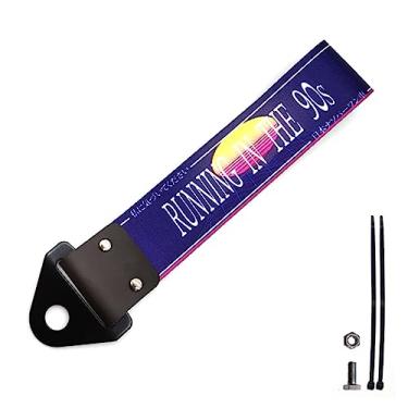 Imagem de Correia de reboque inicial D Fujiwara tofu Store AE86 Midnight JDM Sports Sports Racing Trailer Belt Gancho de corda de tração personalizado para amortecedor dianteiro ou traseiro tipo B