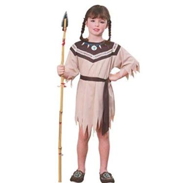 Imagem de Fantasia infantil de princesa nativa americana Haunted House, grande