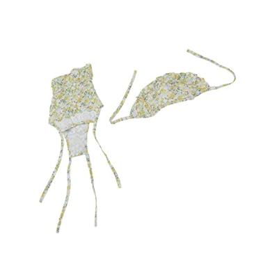 Imagem de Saia de Animais de Estimação, Estampa Floral Proteção Ao Sol Mole Vestido de Cachorro da Moda Com Chapéu para Coelhos de Gato Chinchilla, Adequado para Verão, Diariamente, (Xs)