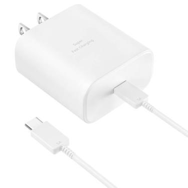 Imagem de Carregador USB Tipo C 45W - Carregamento Super Rápido para Samsung