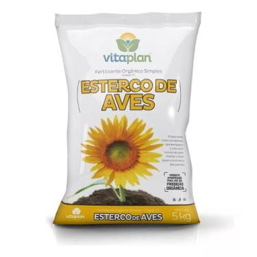 Imagem de Fertilizante Organico Esterco de Aves c/ 5kg VITAPLAN - Nutriplan