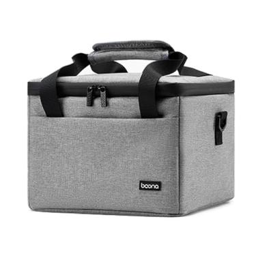 Imagem de Estojo de transporte para projetor XGIMI Horizon Pro 4K, compatível com projetor XGIMI Horizon 1080p FHD, bolsa de viagem com alças de ombro (cinza)